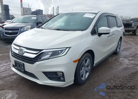 2018 Honda Odyssey Ex-L from USA, damaged, VIN 5FNRL6H77JB032823